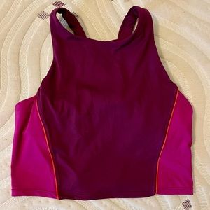 Athleta Crop Racerback Swim Top